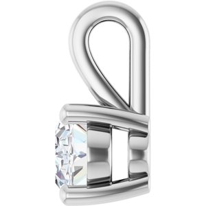 Continuum Sterling Silver 7x5 mm Oval Charm/Pendant Mounting – image 5
