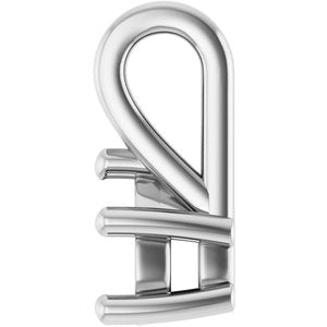 18K White Gold 4.5x3 mm Pear Charm/Pendant Mounting – image 6