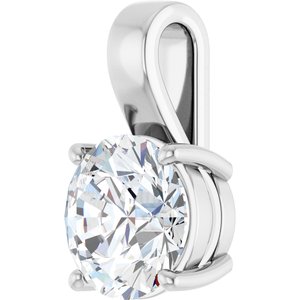 Sterling Silver 11 mm Round Charm/Pendant Mounting – image 3