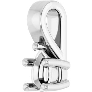 14K White Gold 4.5x3 mm Pear Charm/Pendant Mounting – image 4