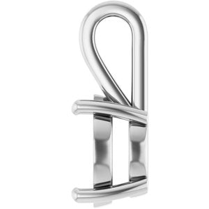 Continuum Sterling Silver 11 mm Round Charm/Pendant Mounting – image 6