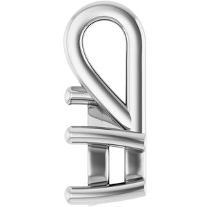 Sterling Silver 6x4 mm Pear Charm/Pendant Mounting – image 6