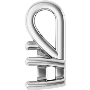 Continuum Sterling Silver 4x3 mm Pear Charm/Pendant Mounting – image 6