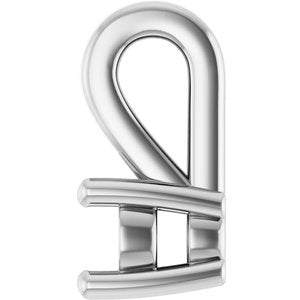 Continuum Sterling Silver 3 mm Round Charm/Pendant Mounting – image 6