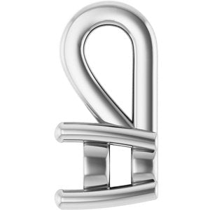 Continuum Sterling Silver 3.2 mm Round Charm/Pendant Mounting – image 6