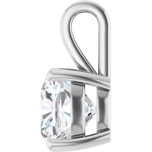 Continuum Sterling Silver 10 mm Cushion Charm/Pendant Mounting – image 5