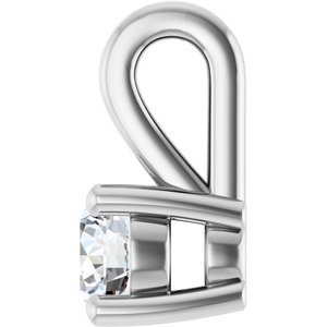 Platinum 3.5 mm Round Charm/Pendant Mounting – image 5