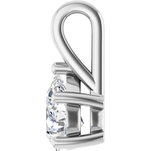 Continuum Sterling Silver 8x6 mm Pear Charm/Pendant Mounting – image 5