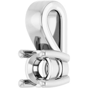Sterling Silver 3.5 mm Round Charm/Pendant Mounting – image 4