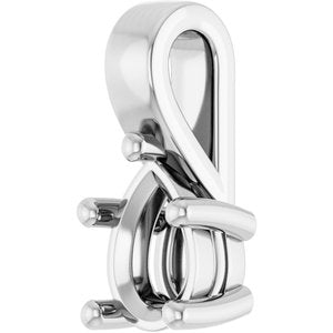 Continuum Sterling Silver 7x5 mm Pear Charm/Pendant Mounting – image 4