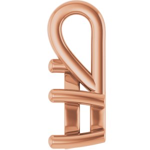 14K Rose Gold 7x5 mm Pear Charm/Pendant Mounting – image 6