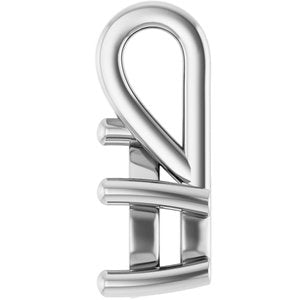 10K White Gold 7x5 mm Pear Charm/Pendant Mounting – image 6