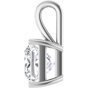 Continuum Sterling Silver 9 mm Square Charm/Pendant Mounting – image 5