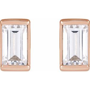 14K Rose Gold 1/5 CTW Natural Diamond Stud Earrings – image 2