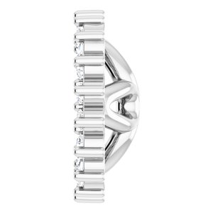 Platinum 5.5 mm ID Earring Jacket Mounting – image 5