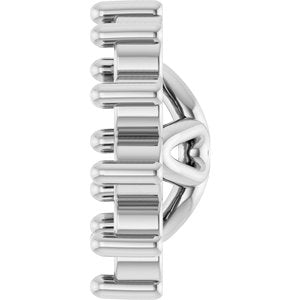 Sterling Silver 3 mm ID Earring Jacket Mounting – image 6