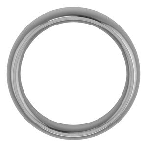 Cobalt 7 mm Comfort-Fit Half Round Band Size 7.5