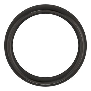 Zirconium 7 mm Comfort-Fit Half Round Band Size 9