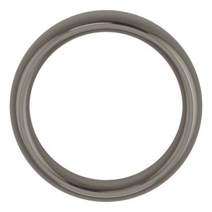 Titanium 7 mm Comfort-Fit Half Round Band Size 12
