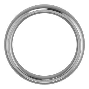 Cobalt 6 mm Comfort-Fit Half Round Band Size 7