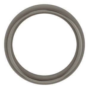 Titanium 8 mm Comfort-Fit Half Round Band Size 9.5