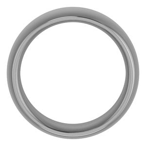 Cobalt 8 mm Comfort-Fit Half Round Band Size 12.5