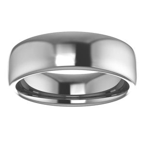 Cobalt 6 mm Comfort-Fit Standard Weight European-Style Band Size 10.5