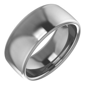 Cobalt 8 mm Comfort-Fit Standard Weight European-Style Band Size 7
