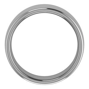 Cobalt 8 mm Comfort-Fit Standard Weight European-Style Band Size 7