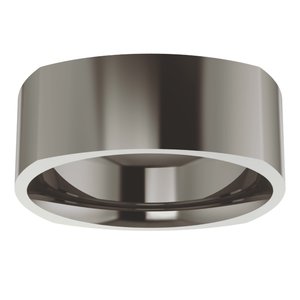 Titanium 7 mm Comfort-Fit Square Band Size 10.5