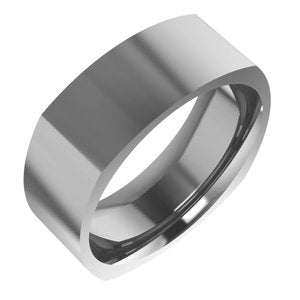 Cobalt 7 mm Comfort-Fit Square Band Size 9