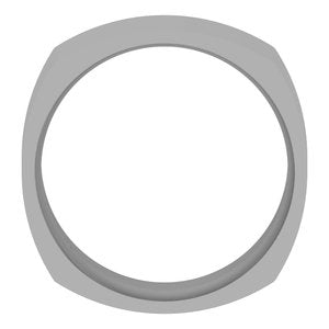 Cobalt 8 mm Comfort-Fit Square Band Size 11