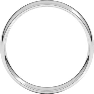 Continuum Sterling Silver 5 mm Lightweight Comfort-Fit European-Style Band Size 7