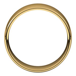 10K Yellow 9 mm Lightweight Comfort-Fit European-Style Band Size 9