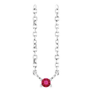Birthstone Bar Necklace