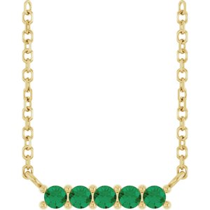 Birthstone Bar Necklace