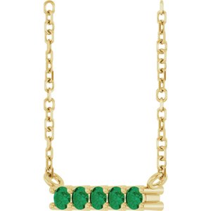 Birthstone Bar Necklace