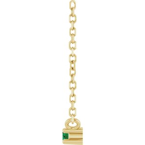 Birthstone Bar Necklace