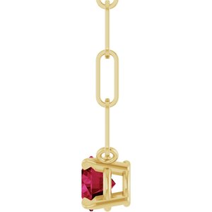 Solitaire Claw-Prong Necklace