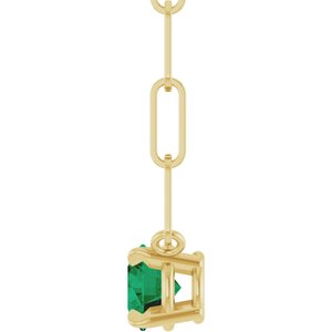Solitaire Claw-Prong Necklace