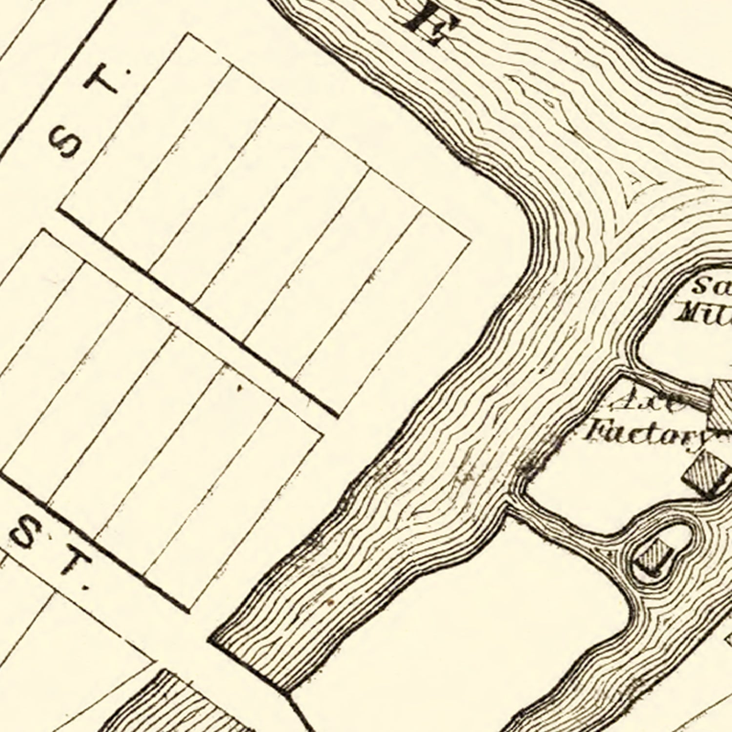 Vintage Map of Milesburg, Pennsylvania 1874