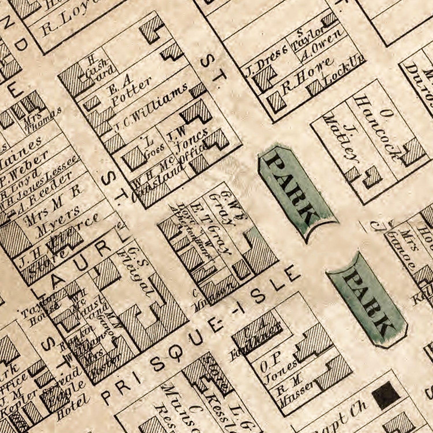 Vintage Map of Phillipsburg, Pennsylvania 1874