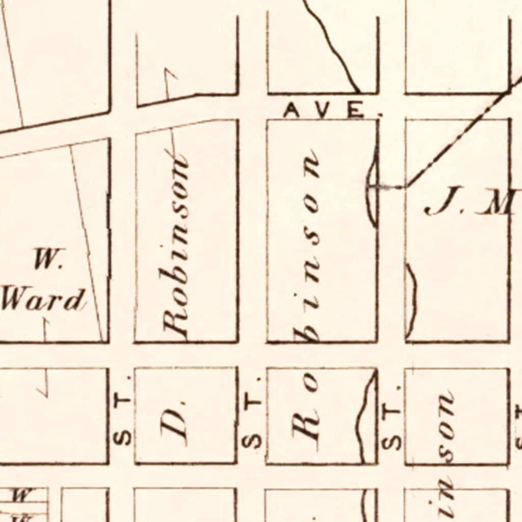 Vintage Map of South Chester, Pennsylvania 1875