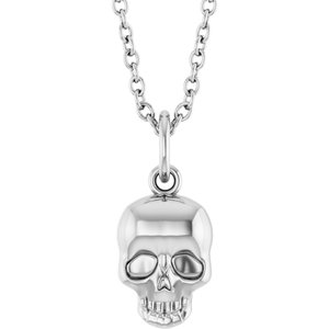Skull Necklace or Pendant