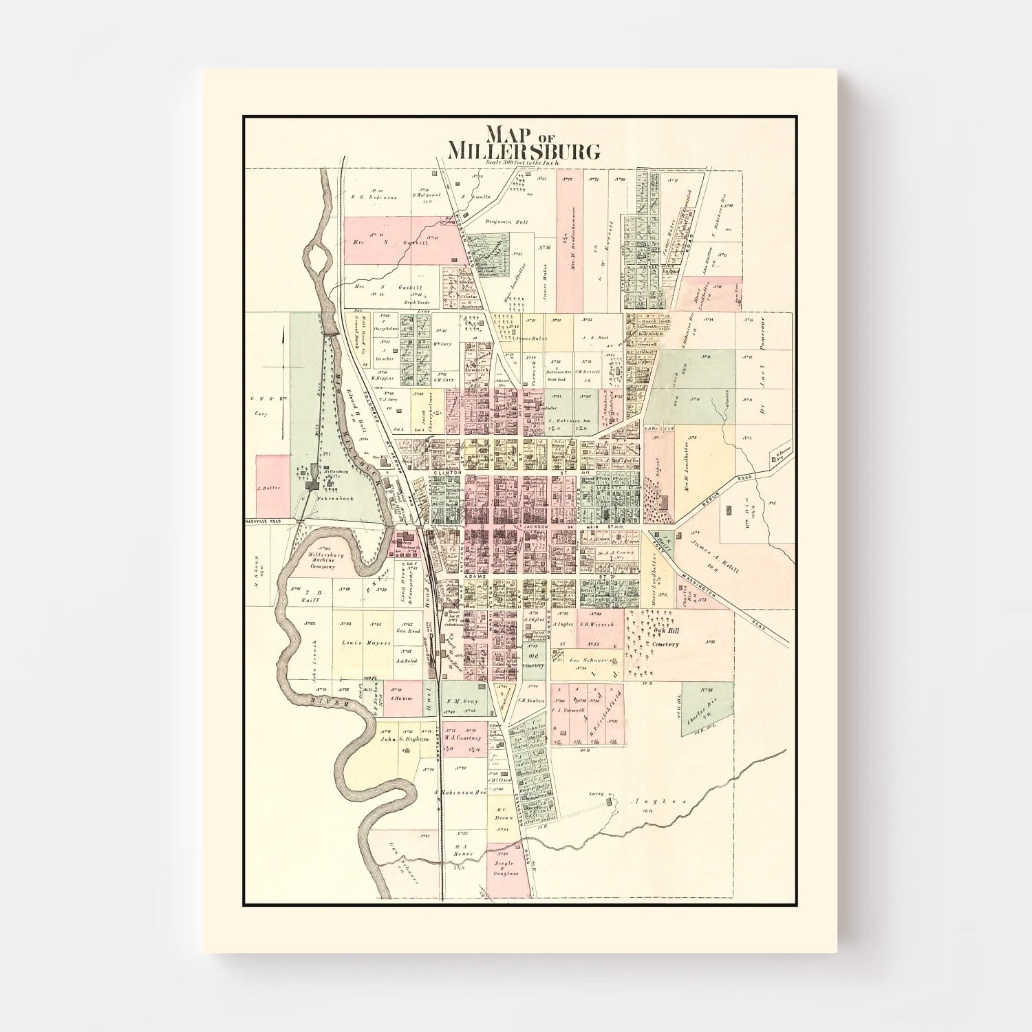 Vintage Map of Lewis Township, Lewis County, New York 1875
