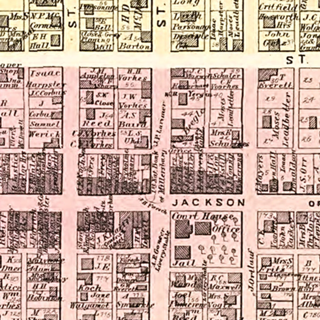Vintage Map of Lewis Township, Lewis County, New York 1875