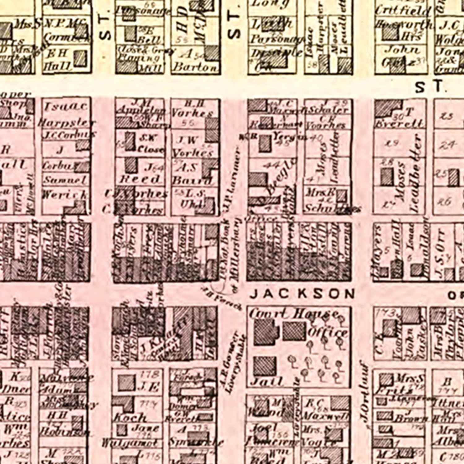 Vintage Map of Lewis Township, Lewis County, New York 1875