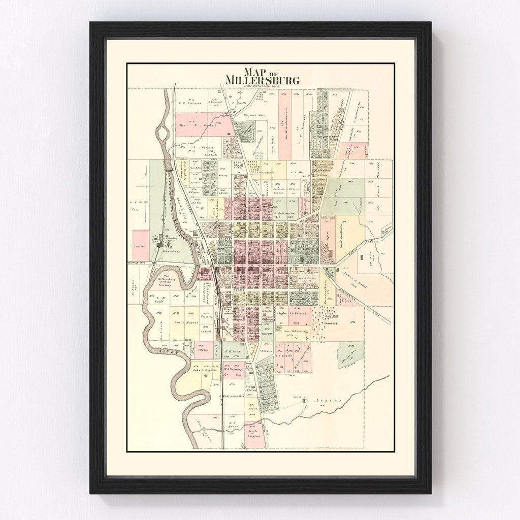 Vintage Map of Lewis Township, Lewis County, New York 1875