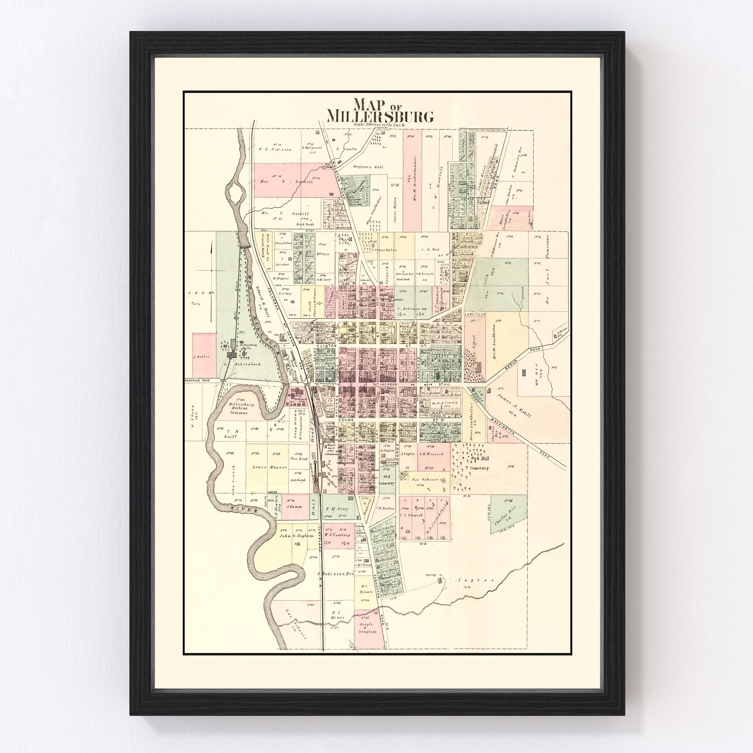 Vintage Map of Lewis Township, Lewis County, New York 1875