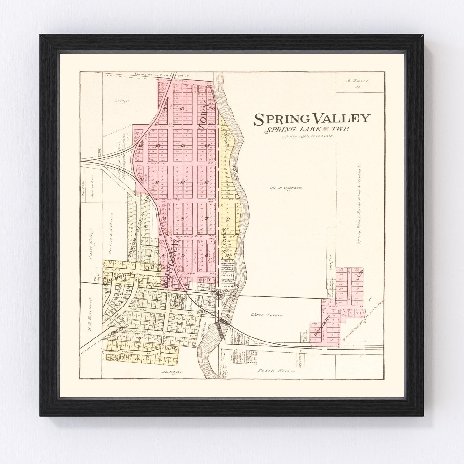 Vintage Map of Watson Township, Lewis County, New York 1875